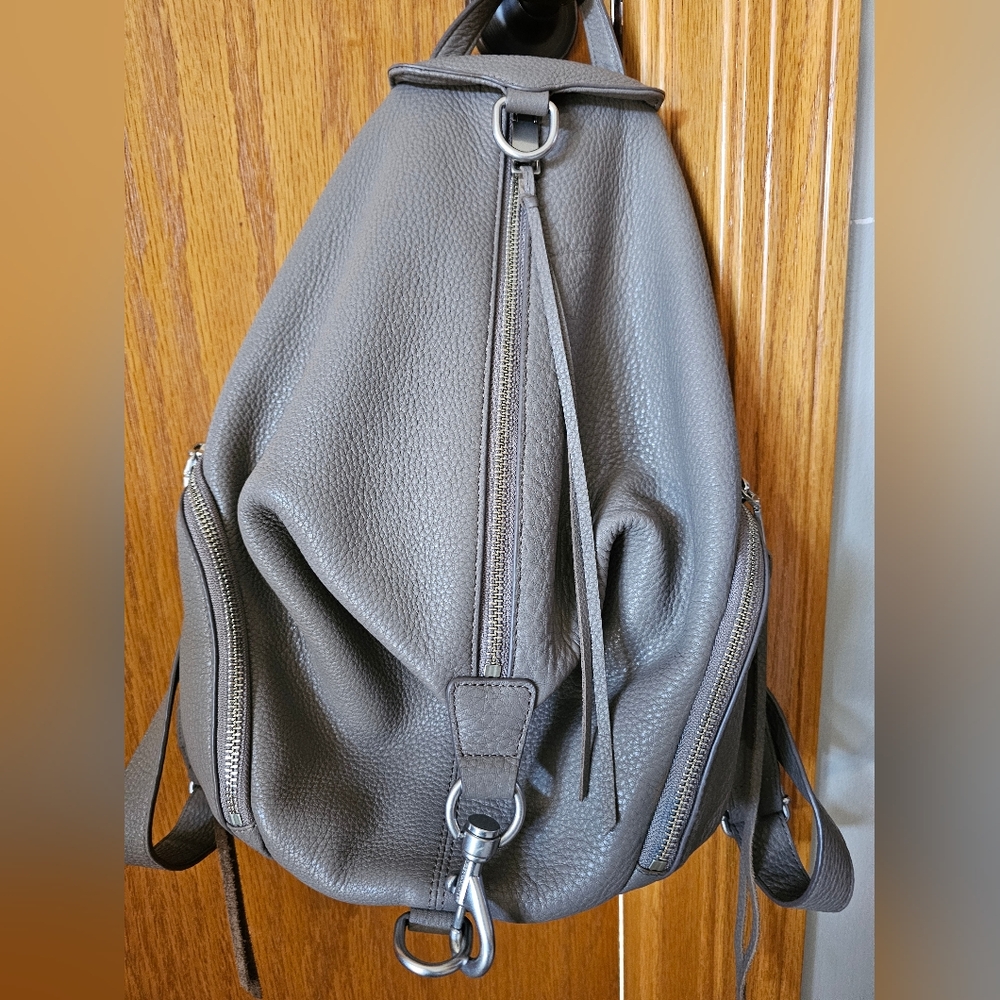 Rebecca Minkoff Gray Leather Backpack